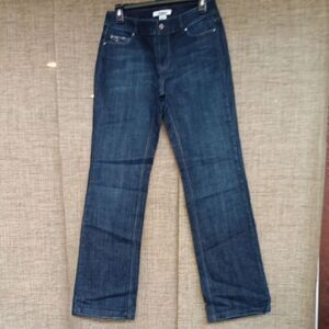 White House Black Market Dark Blue Boot Leg Jeans